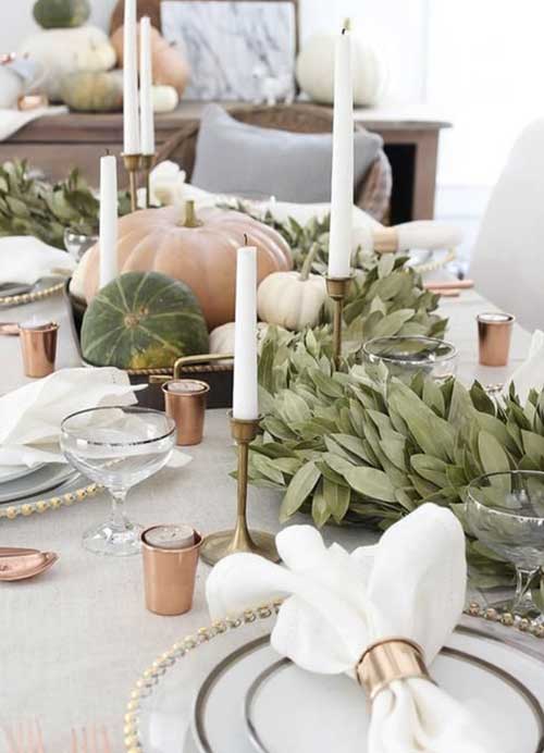 decoration automne table