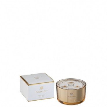 Bougie Parfumee Excellent Golden Honey Or L-40 Heures