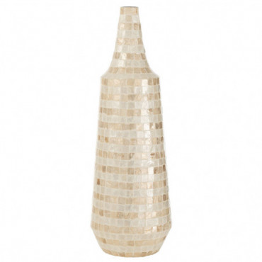 Vase Long Mosaique / Bambou