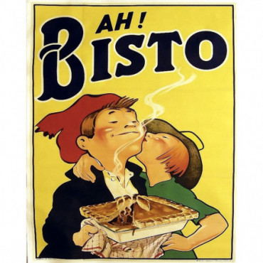 Plaque pub vintage - Ah Bisto