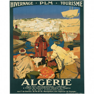 Plaque pub vintage - Algerie Tourism