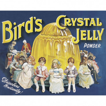 Plaque pub vintage - Birds Crystal Jelly Powder