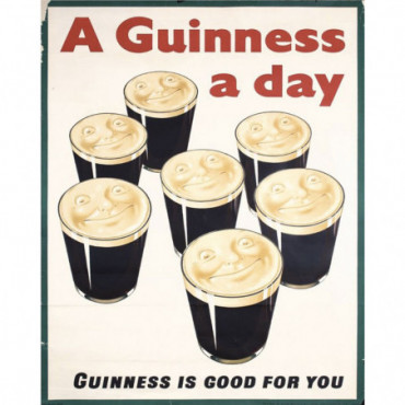 Plaque pub vintage - Guinness