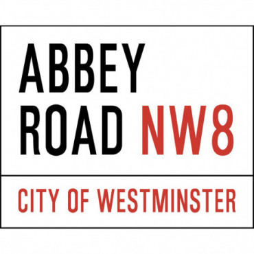 Plaque métal retro -  Abbey Road, London Street Sign