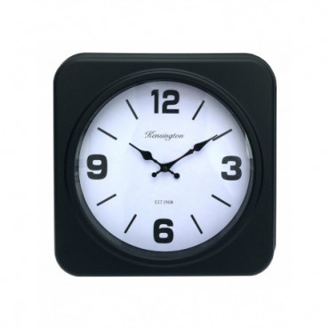 Horloge carrée noire