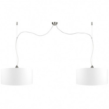 Lampe suspendue Rome 2x4723 Fer/Coton 350cm