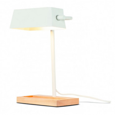 Lampe de table bois Cambridge Bois/Fer 40cm