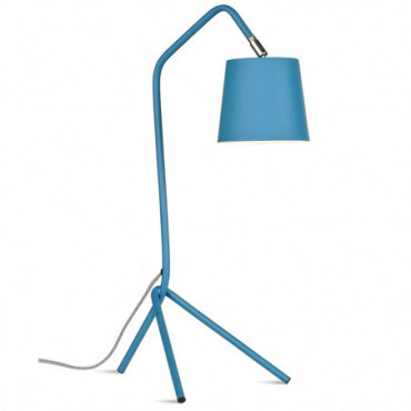 Lampe de table Barcelona teal blue Fer 59cm
