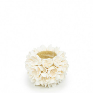 Bougeoir Coquillage Flower Power - S