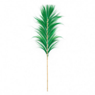 Branche bambou feuille déco Vert Émeraude - Lot De 6
