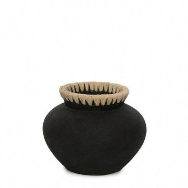 Vase Styly - Noir Naturel - 25cm