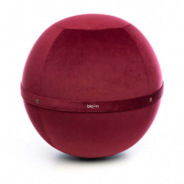 Siège ballon ergonomique Bloon Velvet Rubis Taille Standard