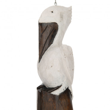 Carillon Pelican Alabasia Bois/Bambou Blanc/Marron