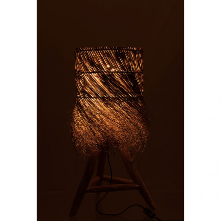 Lampe Rafi Herbes/Teck Naturel