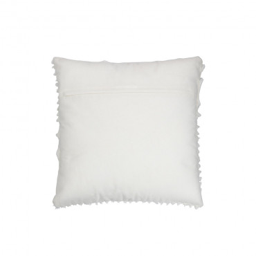 Coussin Arc Carre Polyester Blanc