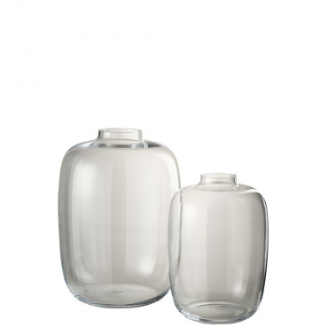 Vase Cleo Verre Transparent L