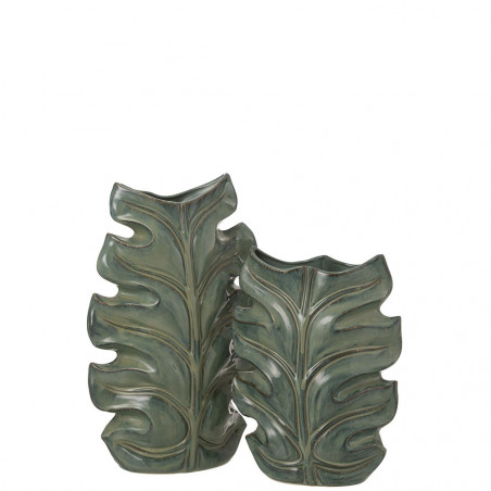 Vase Poseidon Ceramique Vert Taille Moyenne