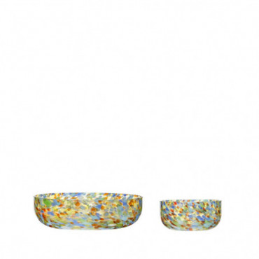 Bols Multicolore (set de 2) Confetti