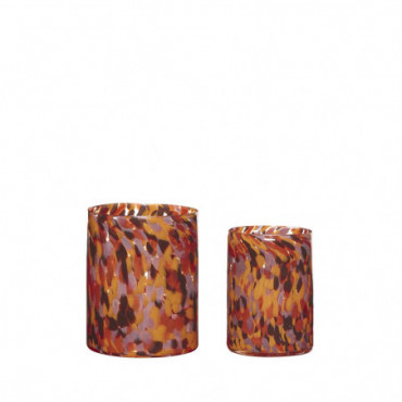 Vases Orange (série de 2) Luce