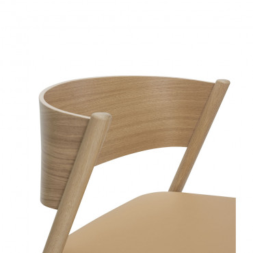 Assise Lounge Chair Naturel Oblique