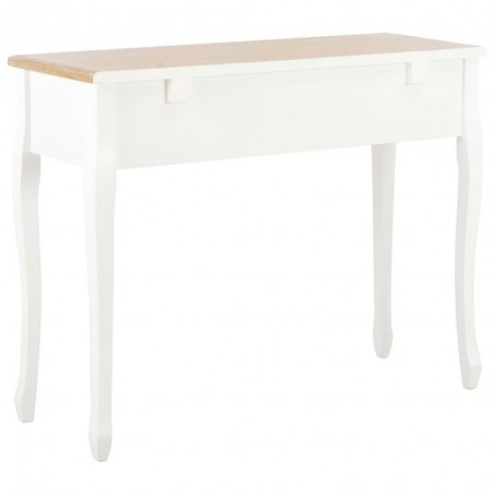 Console style coiffeuse pieds baroques avec 3 tiroirs ...