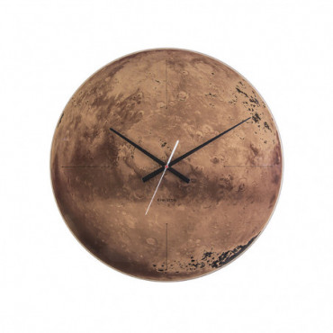 Horloge Murale Mars Marron