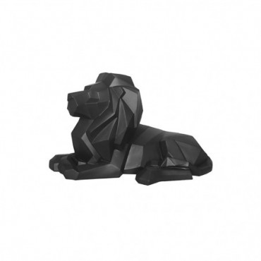 Statue Origami Lion Noir
