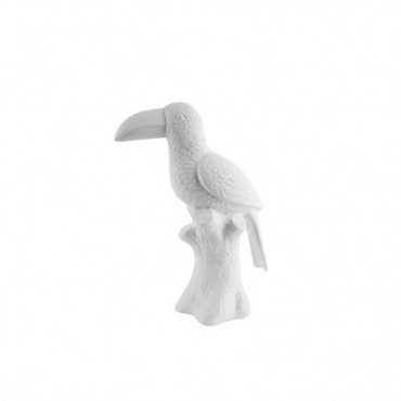 Statue Toucan Blanc