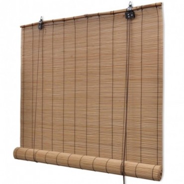 Store roulant en bambou Marron 150x160cm
