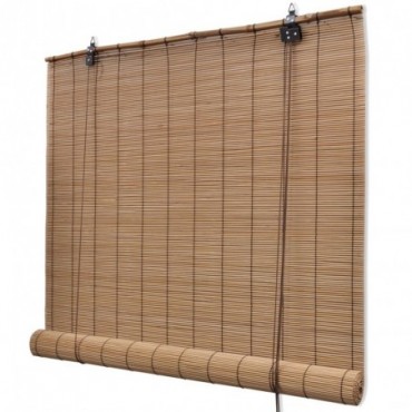 Store roulant en bambou Marron 80x220cm