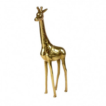 Girafe Doré Aluminium Hauteur 45,5 Cm