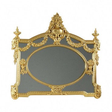 Miroir Rococo Doré Verre/Plastique