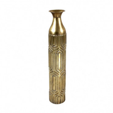 Vase Luxor Doré Métal Hauteur 80 Cm