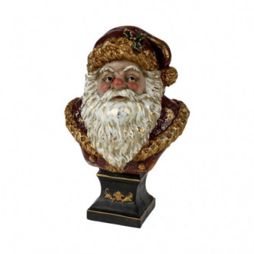 Buste Père Noël Vintage Polyrésine