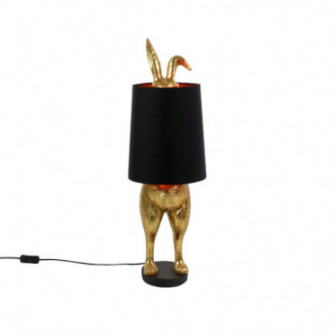 Lampe De Table Hiding Bunny Doré/Noir