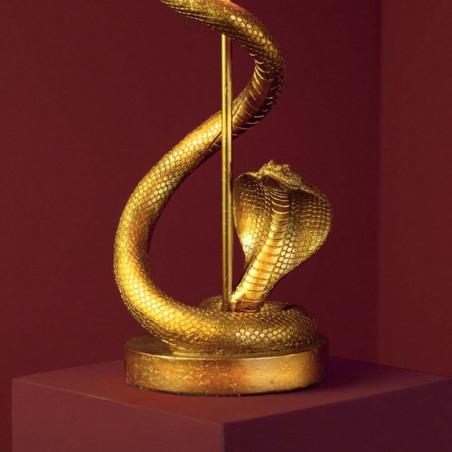 Lampe De Table Serpent Kaara Doré/Noir Werner Voss