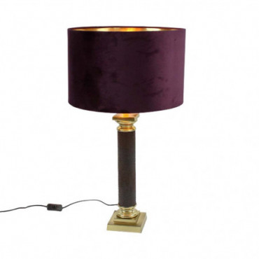 Lampe De Table Exquisite Violet/Marron/Doré