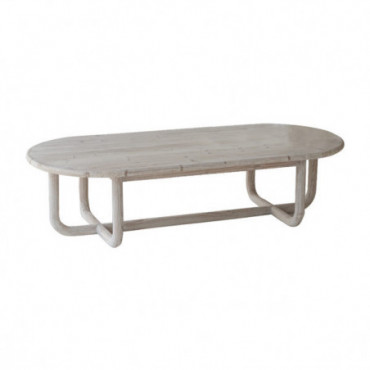 Table basse en bois de pin recyclé L160cm Kristen