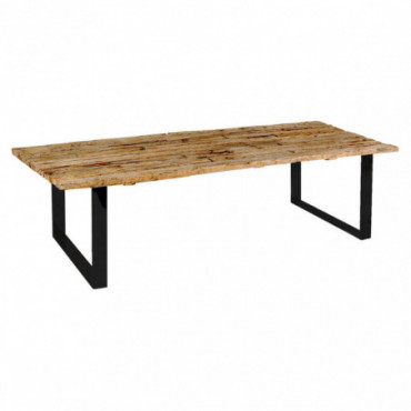 Table en bois de teck recyclé 235x100cm Sarmaty