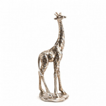 Girafe Debout Argent Petit