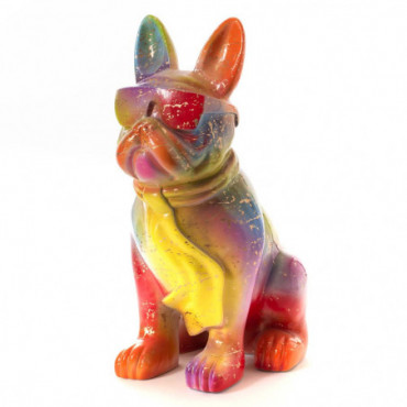 Bulldog Cravate Rainbow M