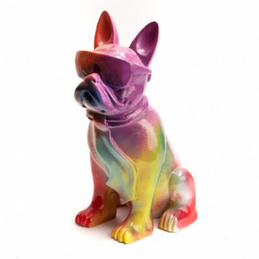 Bulldog Cravate Rainbow S