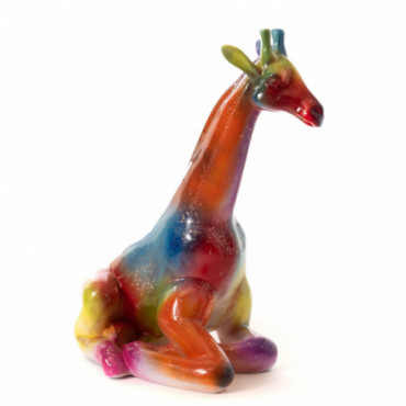 Girafe Couchee Rainbow Hauteur 90