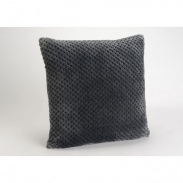 Coussin Damier Gris anthracite 40X40