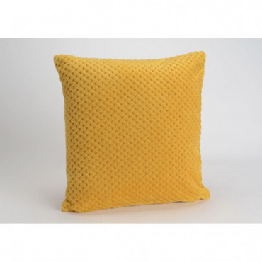 Coussin Damier Moutarde 40X40