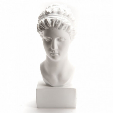 Statue Feminine Grecque Blanc