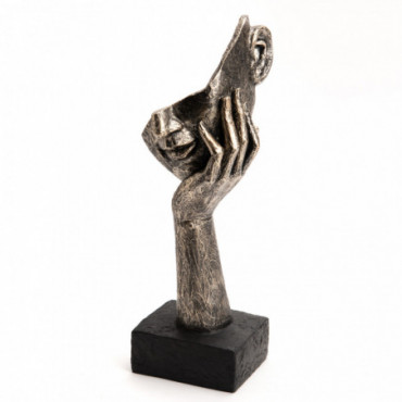 Statue Visage Bronze