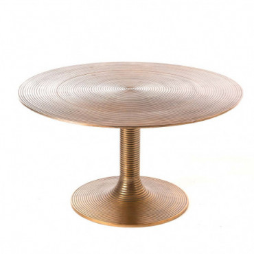 Table Basse Coupe Or