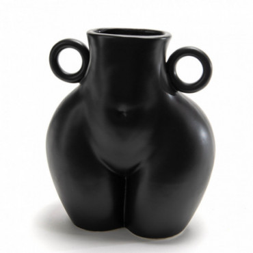 Vase Corps Femme Noir Hauteur 23
