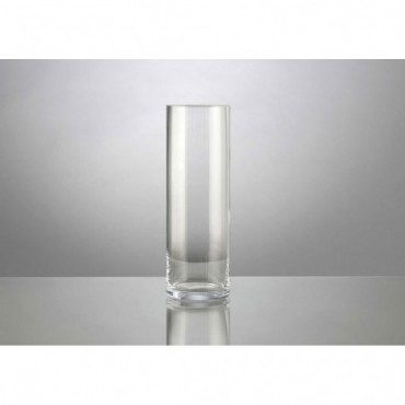 Vase Cylindrique Hauteur 20 Diametre 10 Transparent